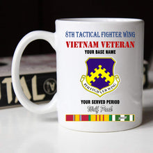 Load image into Gallery viewer, 8TH TACTICAL FIGHTER WING BLACK WHITE 11oz 15oz COFFEE MUG