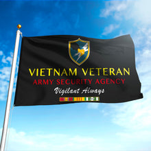 Load image into Gallery viewer, U.S. ARMY SECURITY AGENCY - Double Sided 30&quot;x40&quot; Flag