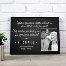 Load image into Gallery viewer, IN LOVING MEMORY... - Premium Canvas, Poster
