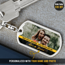 Load image into Gallery viewer, Personalized Keychain - Meaningful Gift For Your Man