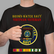 Load image into Gallery viewer, Brown-Water Navy Premium T-Shirt Sweatshirt Hoodie For Men