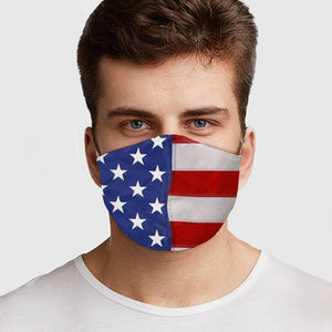 American Flag - Cloth Face Mask 1 pcs, 3 pcs, 6 pcs, 10 pcs