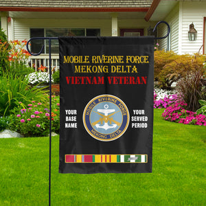 DESTROYER SQUADRON 13 - MEKONG DELTA - Double Sided 30" x 40" Flag