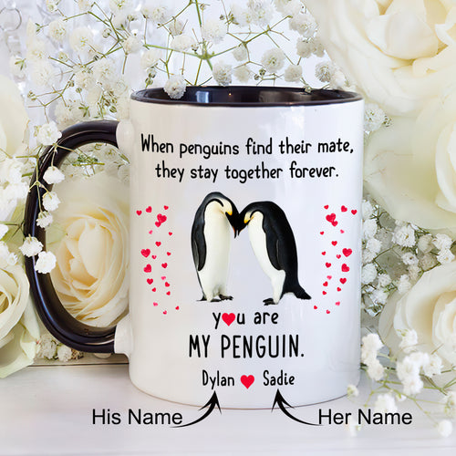 You Are My Penguin Personalized Mug
