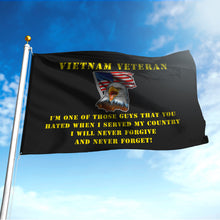 Load image into Gallery viewer, I WILL NEVER FORGIVE AND NEVER FORGET - Double Sided 30&quot;x40&quot; Flag