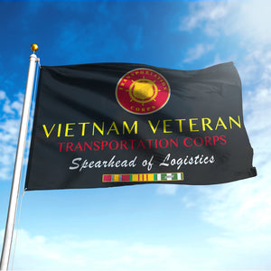 TRANSPORTATION CORPS - Double Sided 30" x 40" Flag