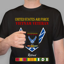 Load image into Gallery viewer, USAF RETIRED Premium T-Shirt Sweatshirt Hoodie For Men