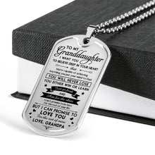 Load image into Gallery viewer, Personalized Dog Tag Keychain/Necklace - Meaningful Gift For Your Grandchildren