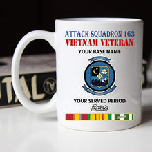 Load image into Gallery viewer, ATTACK SQUADRON 163 BLACK WHITE 11oz 15oz COFFEE MUG