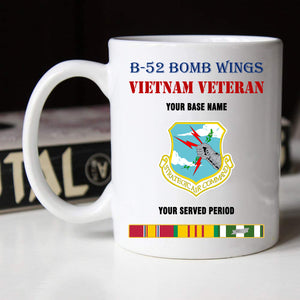 B52 BOMB WINGS BLACK WHITE 11oz 15oz COFFEE MUG