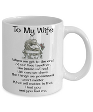 Load image into Gallery viewer, TO MY WIFE MUG - NLD STORE