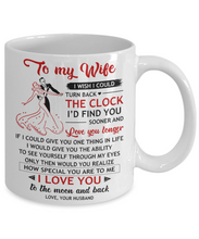 Load image into Gallery viewer, I WISH I COULD TURN BACK THE CLOCK... - TO MY WIFE MUG - NLD STORE