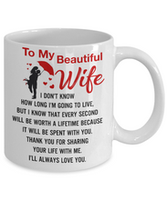 Load image into Gallery viewer, I DON&#39;T KNOW HOW LONG I&#39;M GOING TO LIVE - TO MY WIFE MUG - NLD STORE