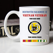 Load image into Gallery viewer, DESTROYER SQUADRON 13 BLACK WHITE 11oz 15oz COFFEE MUG