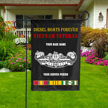 Load image into Gallery viewer, DIESEL BOATS FOREVER DOUBLE-SIDED PRINTED 12&quot;x18&quot; GARDEN FLAG