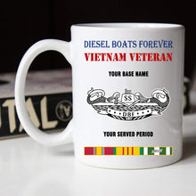 Load image into Gallery viewer, DIESEL BOATS FOREVER BLACK WHITE 11oz 15oz COFFEE MUG