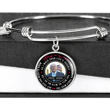 Load image into Gallery viewer, Photo Tribute Luxury Necklace, Bangle - Personalized with your name and photo