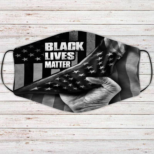 Black Lives Matter Nation Flag Cloth Face Mask
