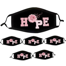 Load image into Gallery viewer, Breast Cancer Hope Daisy Patterns Cloth Face Mask