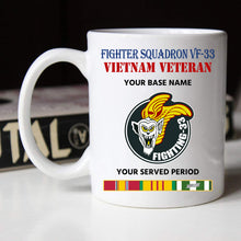 Load image into Gallery viewer, FIGHTER SQUADRON VF 33 BLACK WHITE 11oz 15oz COFFEE MUG