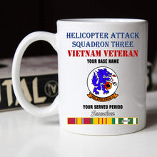 Load image into Gallery viewer, HELICOPTER ATTACK SQUADRON THREE BLACK WHITE 11oz 15oz COFFEE MUG