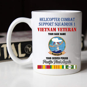 HELICOPTER COMBAT SUPPORT SQUADRON 1 BLACK WHITE 11oz 15oz COFFEE MUG