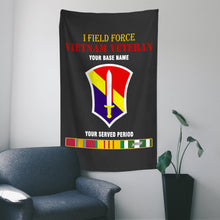 Load image into Gallery viewer, I FIELD FORCE WALL FLAG VERTICAL HORIZONTAL 36 x 60 INCHES WALL FLAG
