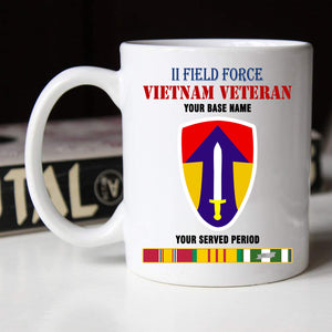 II FIELD FORCE BLACK WHITE 11oz 15oz COFFEE MUG