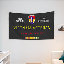 Load image into Gallery viewer, II FIELD FORCE WALL FLAG VERTICAL HORIZONTAL 36 x 60 INCHES WALL FLAG