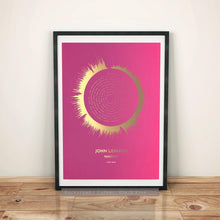 Load image into Gallery viewer, Personalized Sound Wave &amp; Song Lyrics - Premium Canvas, Poster