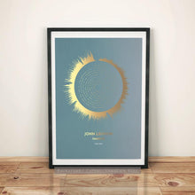 Load image into Gallery viewer, Personalized Sound Wave &amp; Song Lyrics - Premium Canvas, Poster