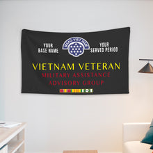 Load image into Gallery viewer, MAAG VIETNAM WALL FLAG VERTICAL HORIZONTAL 36 x 60 INCHES WALL FLAG