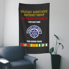 Load image into Gallery viewer, MAAG VIETNAM WALL FLAG VERTICAL HORIZONTAL 36 x 60 INCHES WALL FLAG