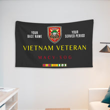 Load image into Gallery viewer, MACV SOG WALL FLAG VERTICAL HORIZONTAL 36 x 60 INCHES WALL FLAG