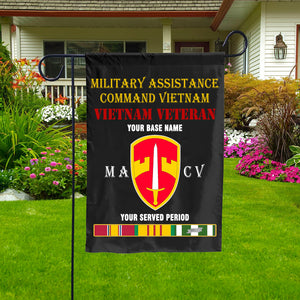 MILITARY ASSISTANCE COMMAND VIETNAM DOUBLE-SIDED PRINTED 12"x18" GARDEN FLAG
