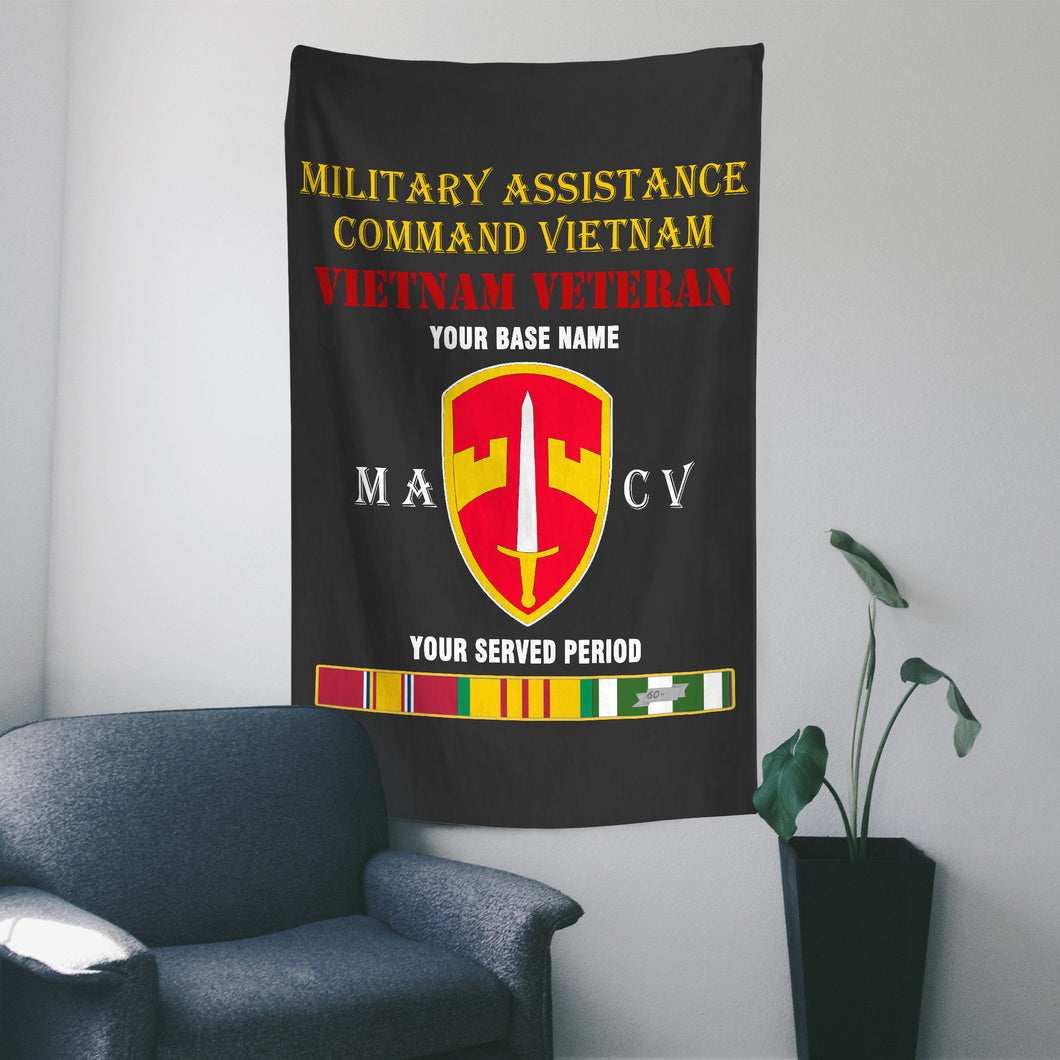 MILITARY ASSISTANCE COMMAND VIETNAM WALL FLAG VERTICAL HORIZONTAL 36 x 60 INCHES WALL FLAG