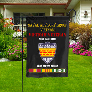 NAVAL ADVISORY GROUP VIETNAM DOUBLE-SIDED PRINTED 12"x18" GARDEN FLAG