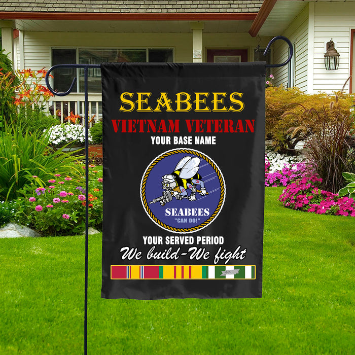 NAVY SEABEES DOUBLE-SIDED PRINTED 12
