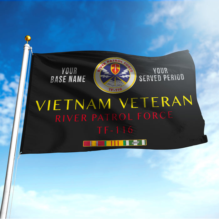 RIVER PATROL FORCE TF 116 FLAG DOUBLE-SIDED PRINTED 30