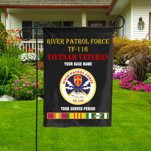 RIVER PATROL FORCE TF 116 DOUBLE-SIDED PRINTED 12"x18" GARDEN FLAG