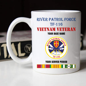 RIVER PATROL FORCE TF 116 BLACK WHITE 11oz 15oz COFFEE MUG