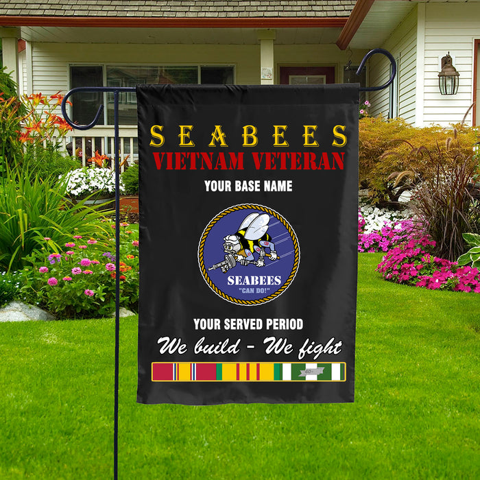 SEABEES DOUBLE-SIDED PRINTED 12