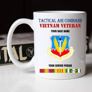 TACTICAL AIR COMMAND BLACK WHITE 11oz 15oz COFFEE MUG