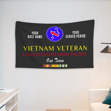 Load image into Gallery viewer, UNITED STATES ARMY PACIFIC WALL FLAG VERTICAL HORIZONTAL 36 x 60 INCHES WALL FLAG