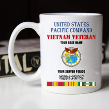 Load image into Gallery viewer, UNITED STATES PACIFIC COMMAND BLACK WHITE 11oz 15oz COFFEE MUG