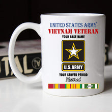 Load image into Gallery viewer, US ARMY RETIRED BLACK WHITE 11oz 15oz COFFEE MUG