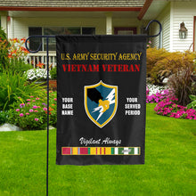 Load image into Gallery viewer, U.S. ARMY SECURITY AGENCY - Double Sided 30&quot;x40&quot; Flag