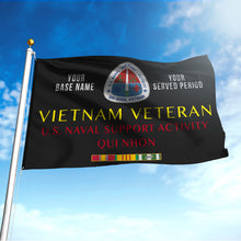 Load image into Gallery viewer, US NAVAL SUPPORT ACTIVITY QUI NHON FLAG DOUBLE-SIDED PRINTED 30&quot;x40&quot; FLAG