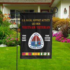 U.S. NAVAL SUPPORT ACTIVITY QUI NHON - Double Sided 30"x40" Flag