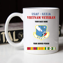 Load image into Gallery viewer, USAF GEEIA BLACK WHITE 11oz 15oz COFFEE MUG